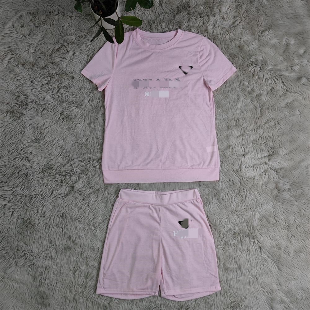 Carta impressão calças de duas peças feminino casual camiseta e bottoms definir roupas diárias agasalho navio livre