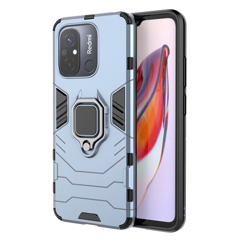 Autohalter Magnet Saugtaschen für Samsung A24 Xiaomi 13 Lite Redmi K60SE K60 12C Note 12 4G Harter PC TPU Metall Fingerring Defender Hybrid stoßfeste Telefonrückseite Haut