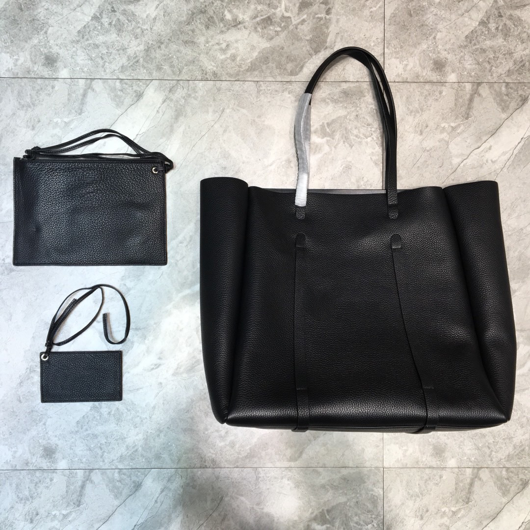Boodschappentas luxe merkontwerper grote capaciteit tas tas dames tas zwarte hoge kwaliteit