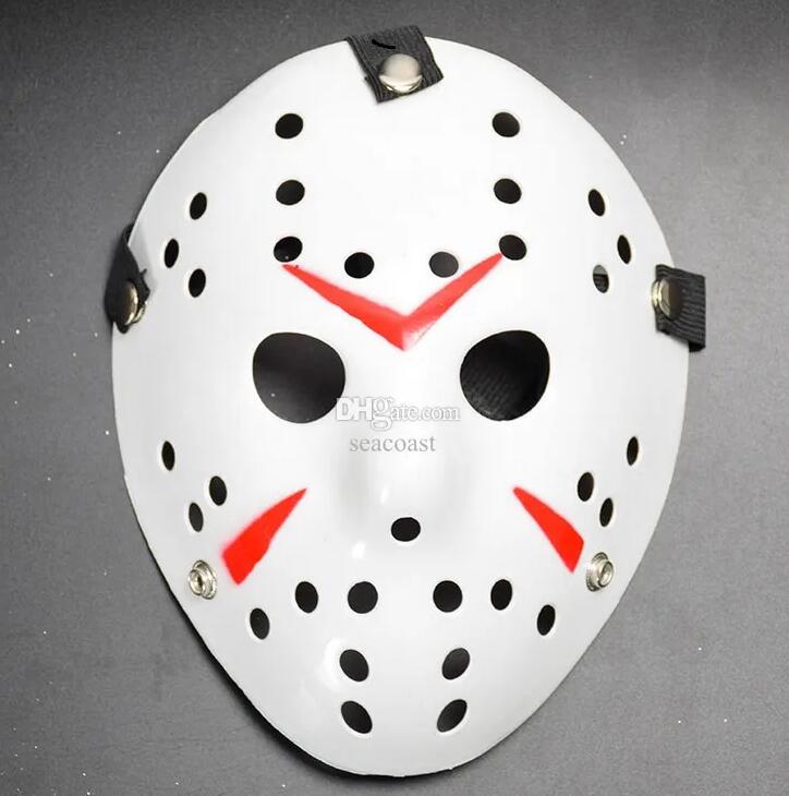 50st 6 Styles Full Face Party Mask Masquerade Masks Jason Cosplay Skull Mask vs Friday Horror Hockey Halloween Costume Scary Festival Party Party