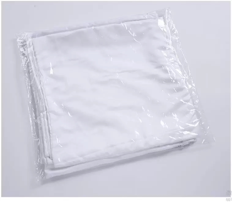 Sublimation 45*45cm taie d'oreiller carrée bricolage blanc taie d'oreiller transfert de chaleur canapé taies d'oreiller sans insert polyester jeter oreiller-couvre dh983