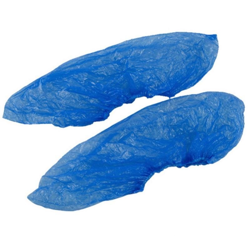 Disposable Shoe Covers Disposable Plastic Thick Outdoor Rainy Day Carpet Cleaning Blue Waterproof Shoe Covers