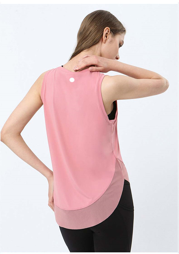 LL Womens Gym Yoga Smock Vest For Pad Women Gym Tank Sexy Tank Tops Workout Casual Summer LL652