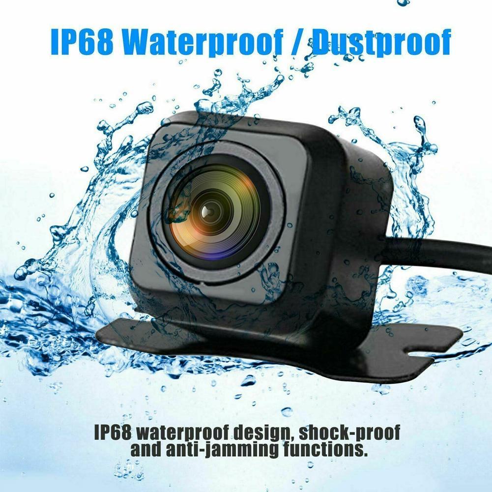 Car Rear View Camera HD Night Vision Universal Backup Parking Reverse Camera Waterproof IP68 170 Wide Angle Len Video Monitor