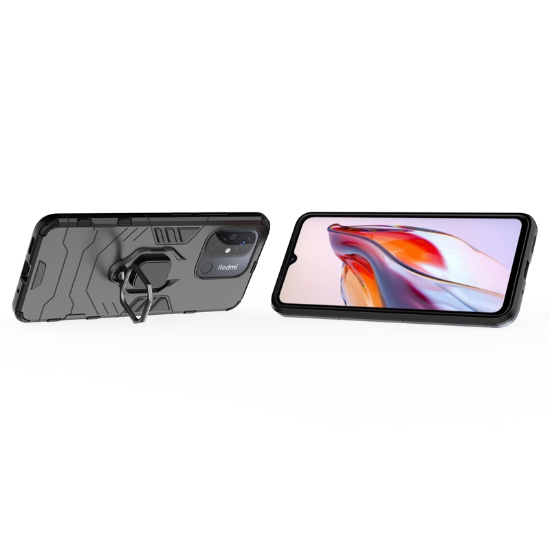 Autohalter Magnet Saugtaschen für Samsung A24 Xiaomi 13 Lite Redmi K60SE K60 12C Note 12 4G Harter PC TPU Metall Fingerring Defender Hybrid stoßfeste Telefonrückseite Haut