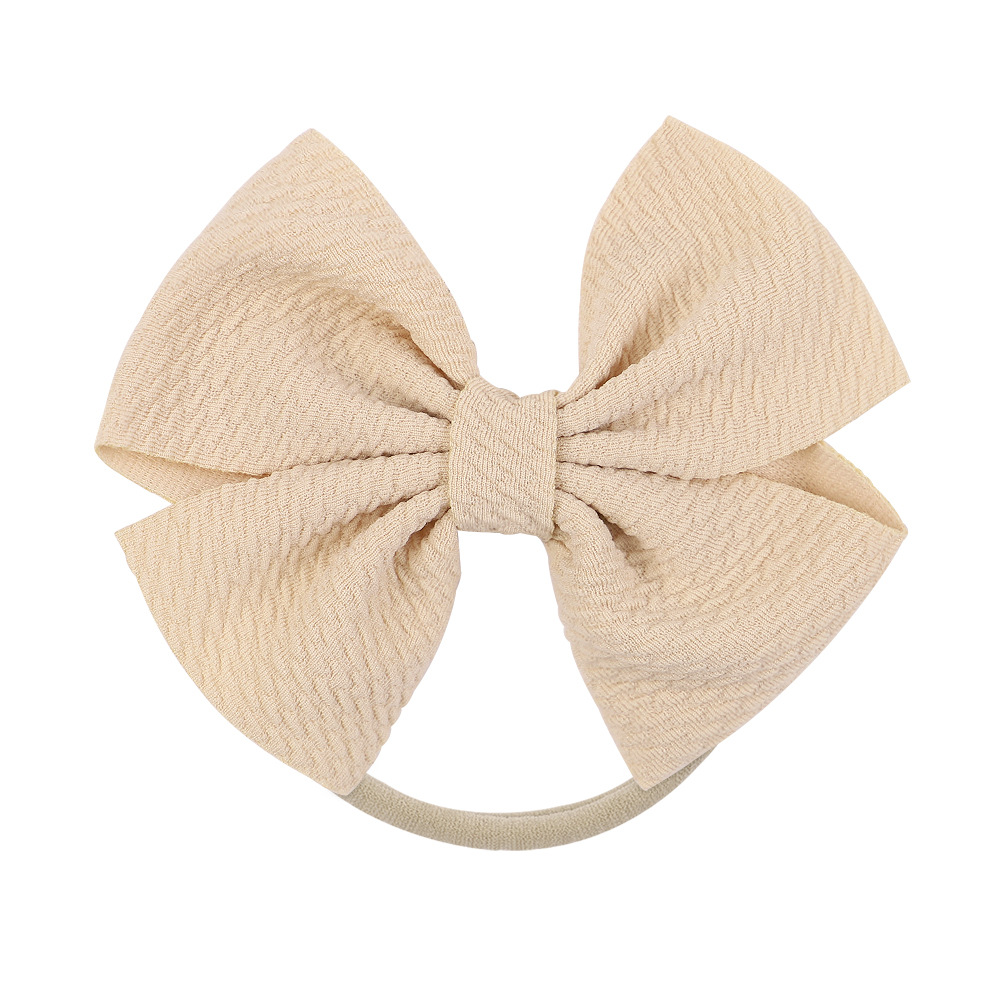 Bowknot Hair Band Birls Hairbands Soft Traconsly Ribbon Fashion Hair Bows Party head lead kids head hair accessories ties 