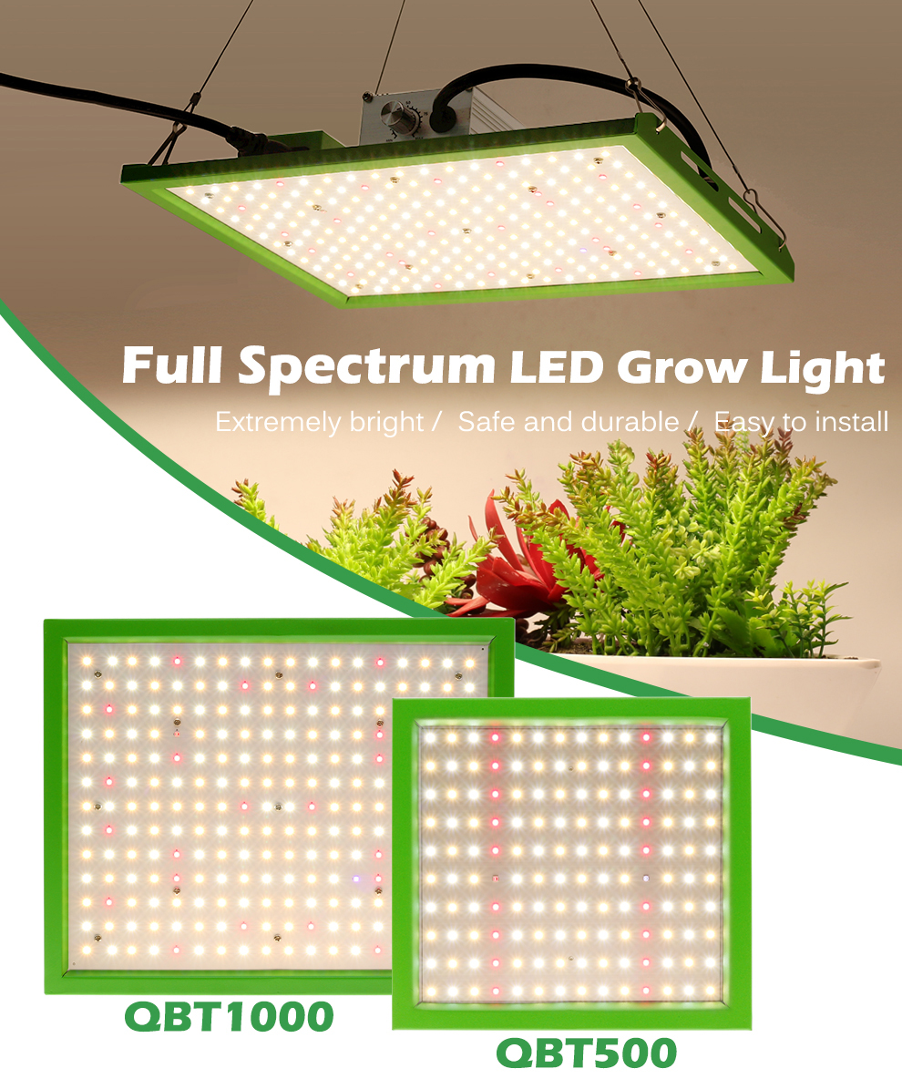 1000W LED Grow Light Daisy Chain Dimmable Full Spectrum Growing Lamps for Indoor Plants Greenhouse