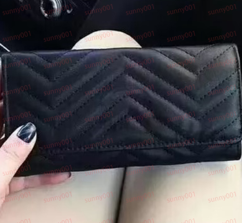 Portafoglio da donna Biglietti da visita in puro colore Borse Borsa diagonale di lusso Borsa con fibbia nascosta Stilista di moda Portafogli multioccasione Porta passaporto