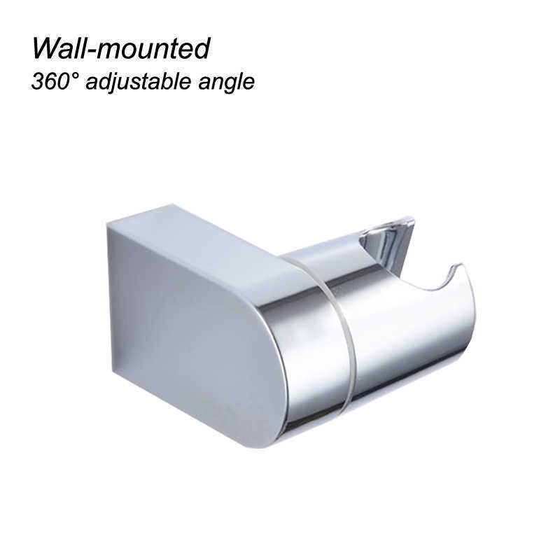 New Adjustable Abs Chrome Handheld Shower Holder Bracket Rail Bracket Slider Wall Mounting for Head