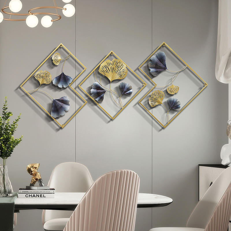 장식용 물체 현대 금속 공예 추상 ​​창의성 직선 패널 스 플라이 싱 벽 교수형 장식 거실은 사용자 정의 할 수 있습니다.