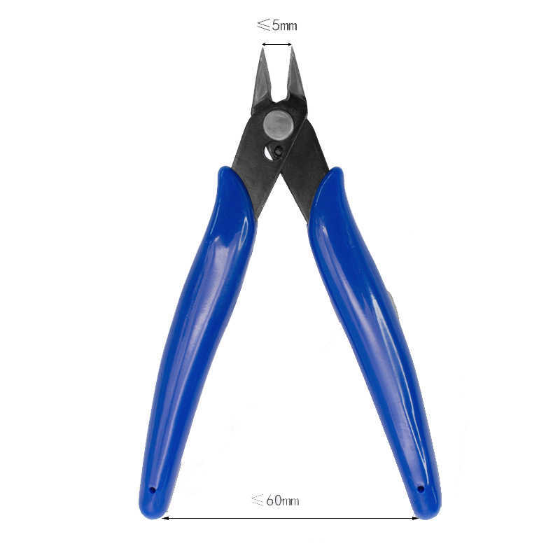 Electrical Wire Cable Cutters Cutting Side Snips Flush Pliers Nipper Anti-slip Rubber Mini Diagonal Hand Tools