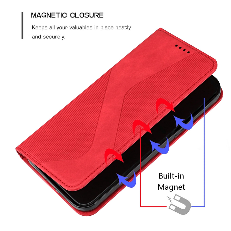 S cilt hissediyorum Moto G Stylus için Deri Cüzdan Kılıfları 5G 2023 E13 G73 G53 G23 KARŞI PLUS G23 KARŞI 30 Lite Samsung A04E A24 4G A34 A54 5G Emik Manyetik Kapatma Tutucu Kartı Kapak Kapak