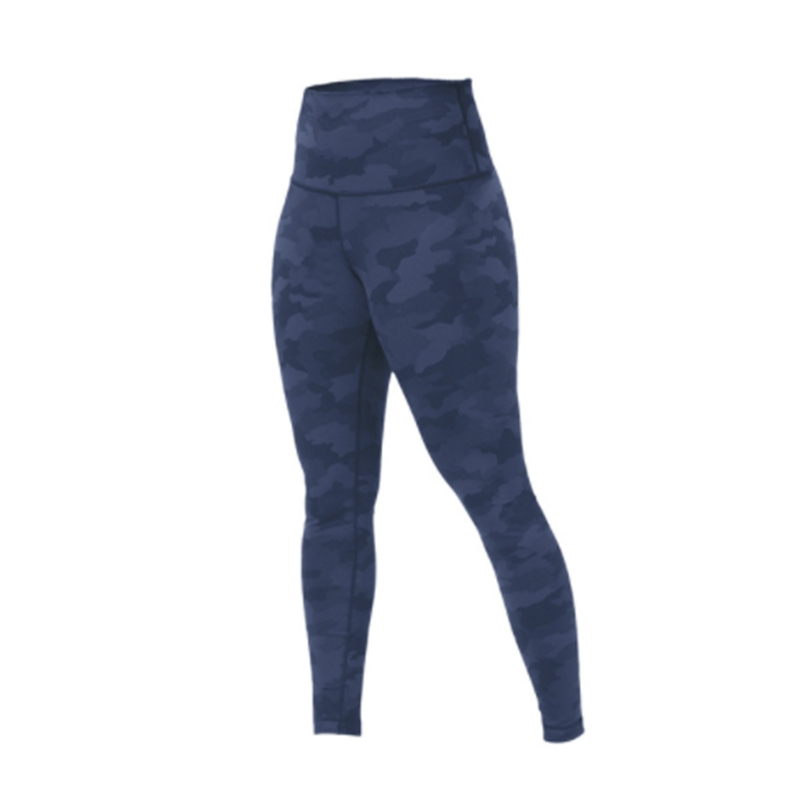 Sport da donna Leggings da yoga Fitness Running Street Pantaloni da yoga da donna Sport Leggings mimetici a vita alta Assorbimento del sudore Pantaloni Leggings