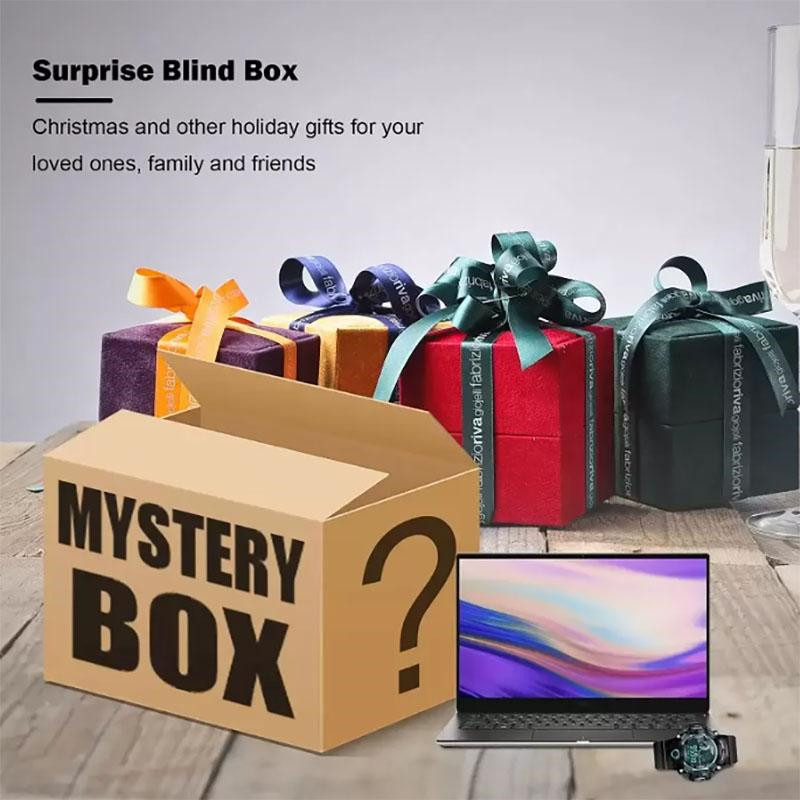 Mystery Box Electronics Losowe pudełka urodzinowe Niespodzianki Prezenty Lucky prezenty dla dorosłych, takie jak głośniki Bluetooth słuchawki Bluetooth Drony zegarki słuchawkowe 818D