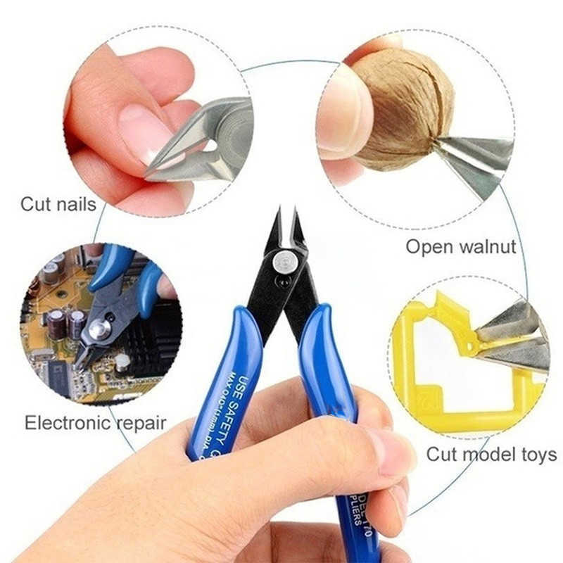 Pince diagonale en acier au carbone fil électrique coupe-câble coupant les cisailles latérales pince affleurante outils à main