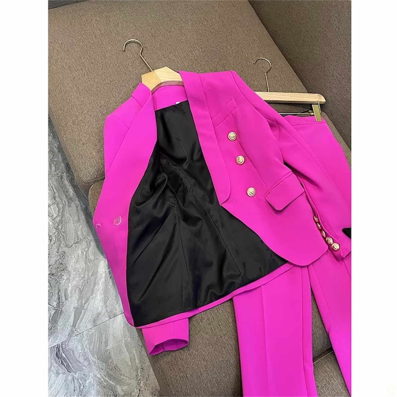 Summer Hot Loose Women Pants Suits for Wedding Slim Fit Women Sexy Loves Longa Defesa Conjunto 2 Peças