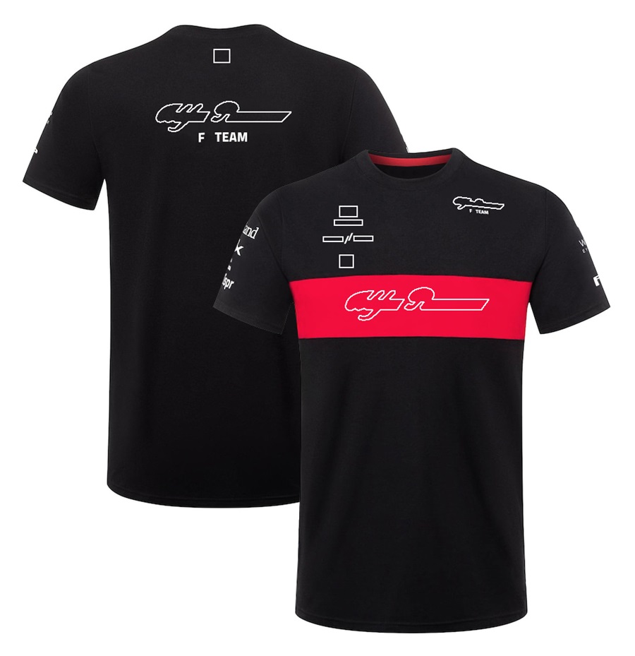 2022-2023 F1 Team T-Shirt Formül 1 Sürücü Yarış Takımı T-Shirt Kısa Kollu Yaz Erkekler Spor Hızlı Kuru Forma Plus Boyut