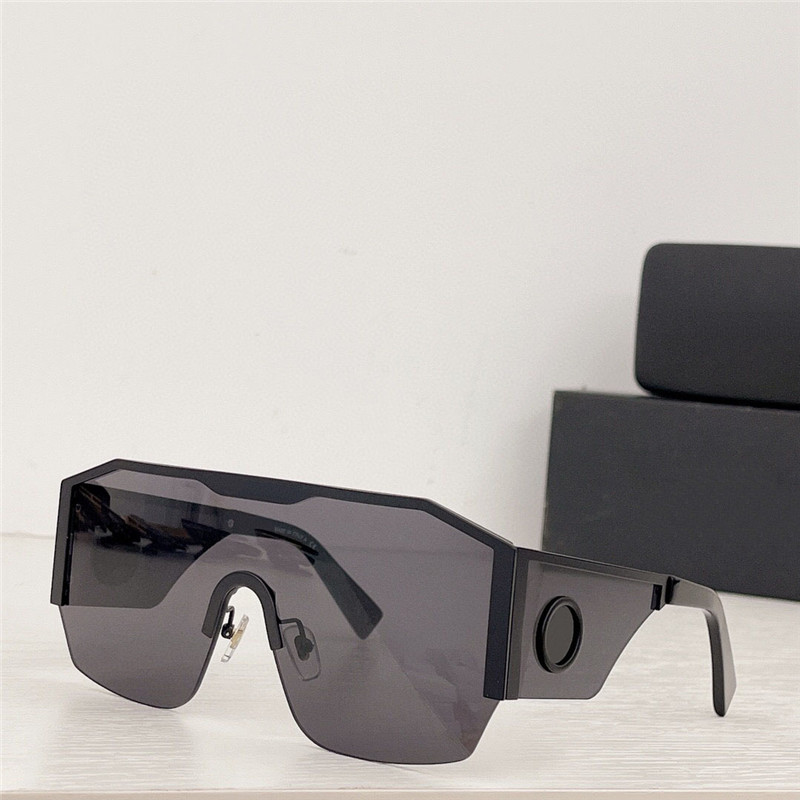 New fashion sunglasses 2220 big frame connected lens design glasses popular avant-garde style top quality UV400 protection goggle