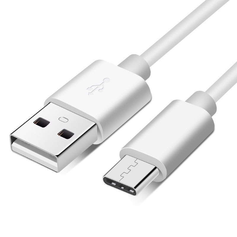 1m 3ft snabba snabba kablar som laddar USB-C-kabeltyp C USB-kablar för Samsung S10 S8 Xiaomi Huawei Android-telefon vit svart