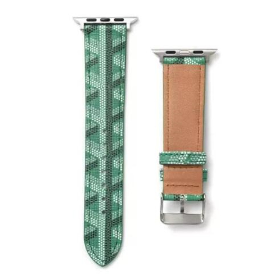 Top designer riemen cadeau horlogebanden voor Apple Watch Band 45mm 42 mm 38 mm 40 mm 44 mm 49 mm banden Lederen band Bracelet Fashion G Floemband IWatch 8 7 6 5 4 SE