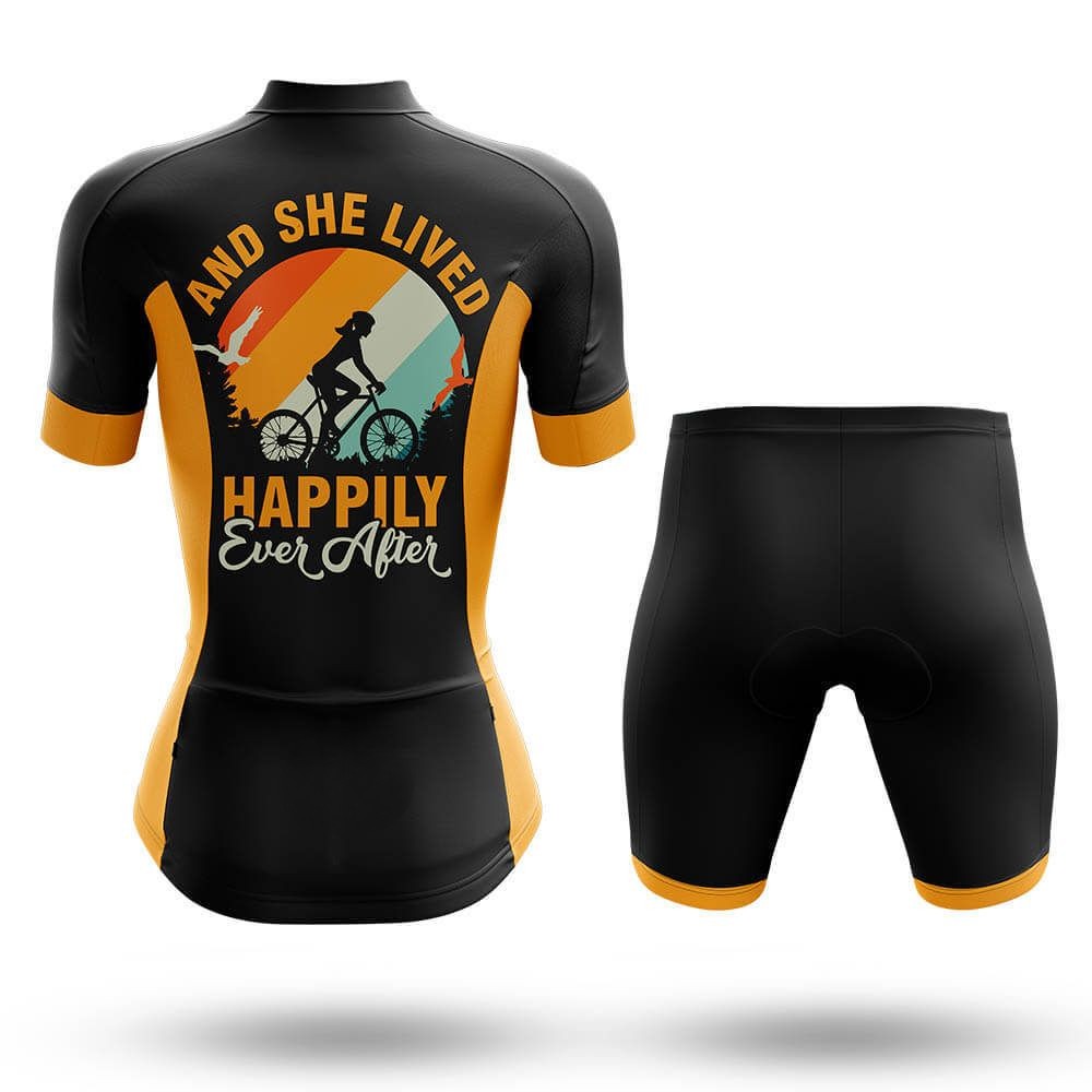 2024 Gelukkig Vrouwen Wielertrui 19D Bike Shorts Set Ropa Ciclismo Mtb Zomer Pro Fietsen Maillot Onderkant Kleding