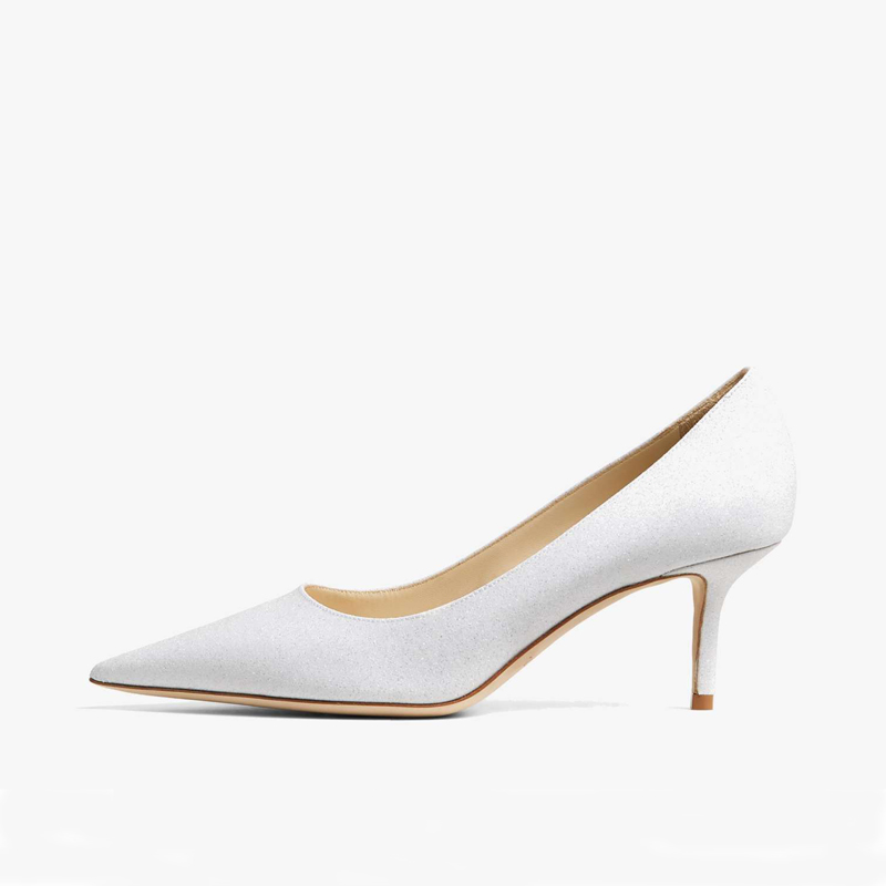 Moda elegante mujer bombas sandalias Londres amor 65 mm Italia sexy dama popular blanco mate cuero puntiagudo diseñador fiesta de boda regalo sandalia tacones altos caja UE 35-43