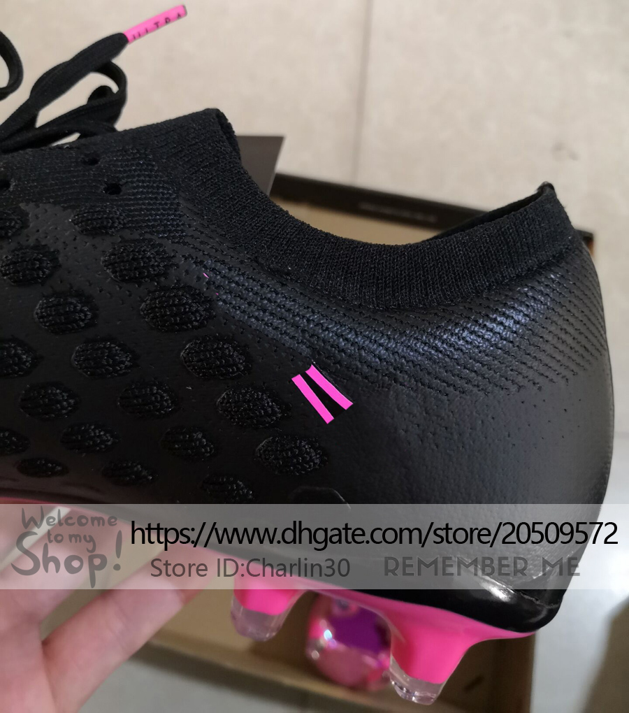 Wyślij z torbą wysokiej jakości buty piłkarskie Phantom Ultra Venom FG Limit Hypervenom korki piłkarskie męskie miękkie skórzane buty sportowe galwanizacja Lithe Knit buty piłkarskie US 6.5-12