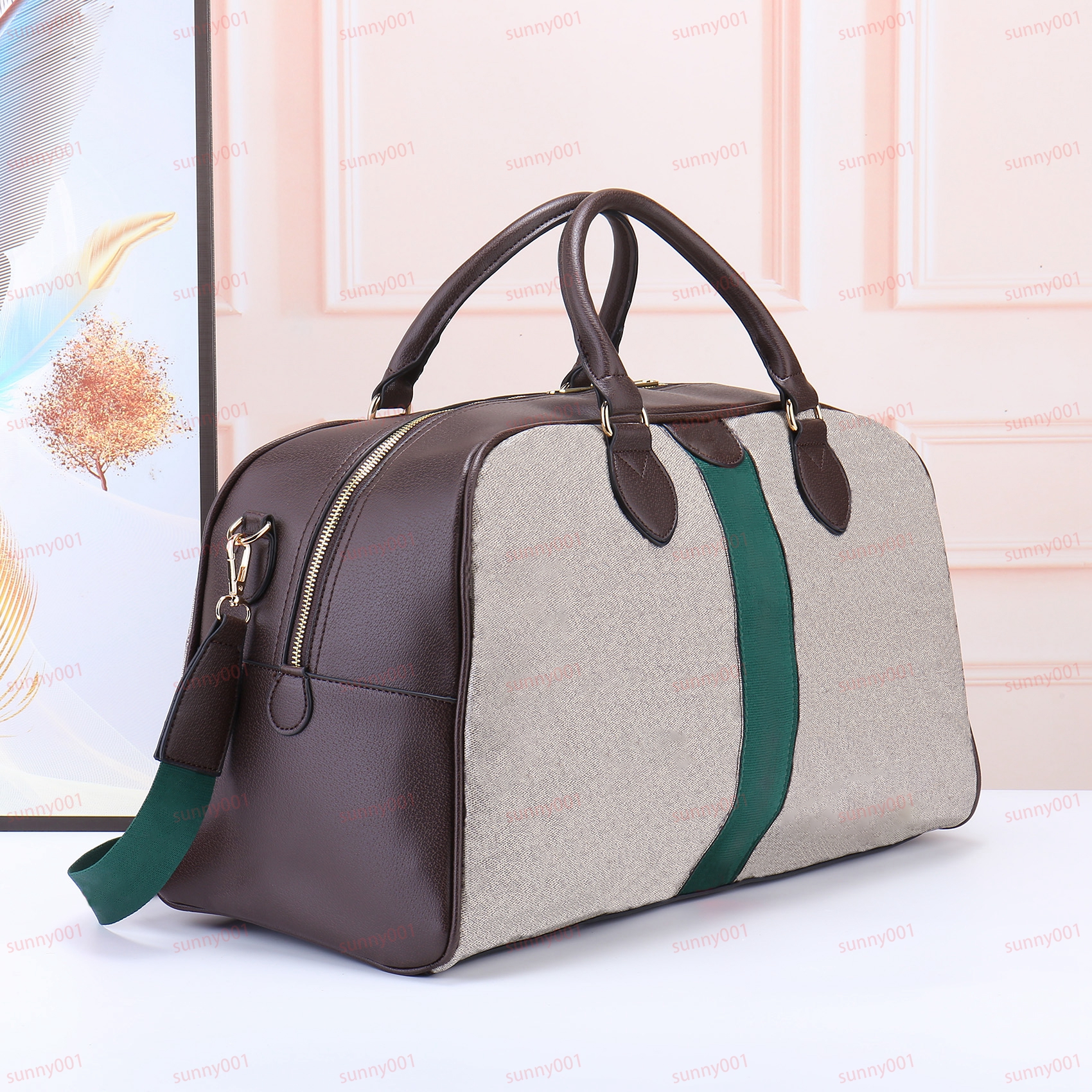 Dubbele ketenbakken zakken ontwerper Duffel Bags koffers Spring Uit UnissEx Handtas Luxe Luxury Bagagetas