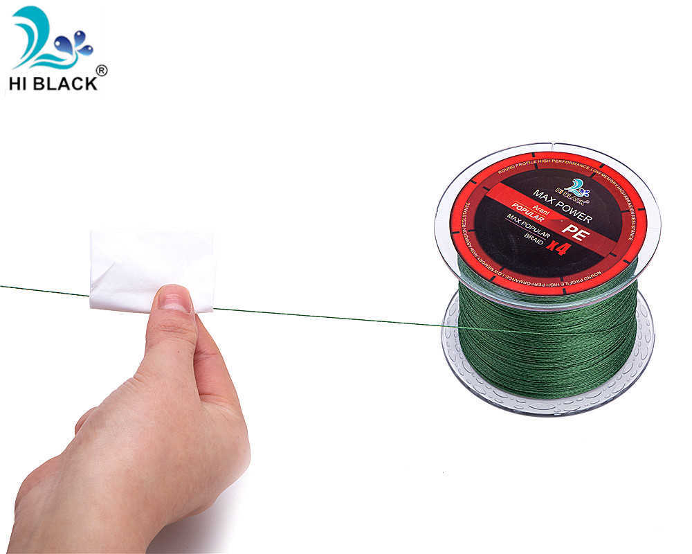 Accessoires de pêche 300M PE multi-filament ligne de pêche tressé ligne de pêche corde cordon 4 brins fil de pêche pour toutes les pêches P230325