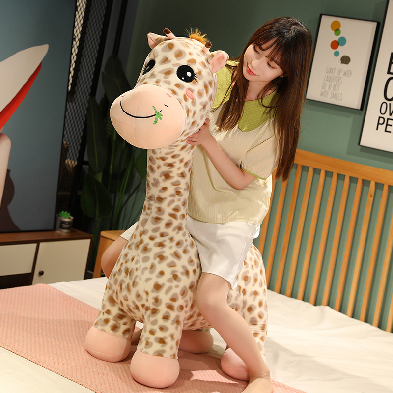 35-65 cm Cartoon Giraffe Plüsch Spielzeug Nette Deer Peluche Spielzeug Gefüllte Weiche Tier Kissen Kinder Baby Beschwichtigen Begleiten puppen Geschenk