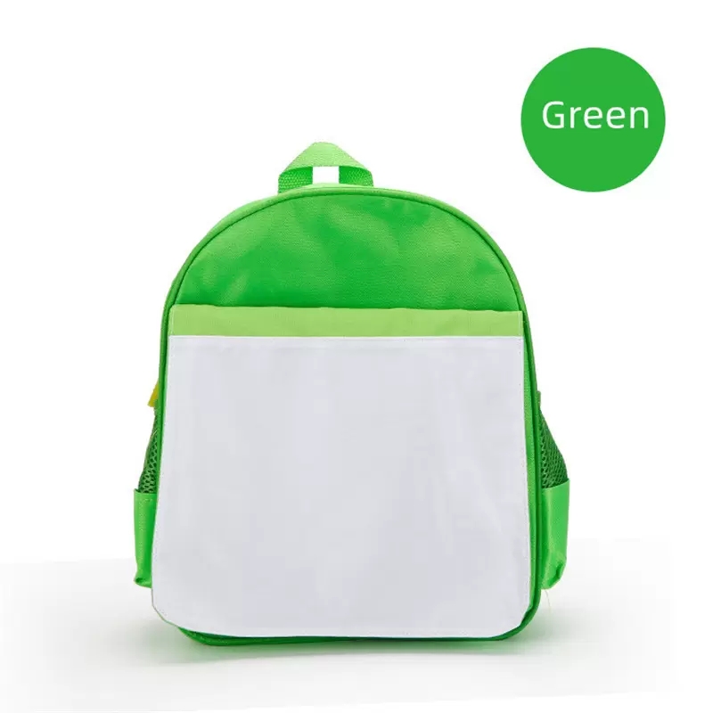 Sublimation Blanks Schoolbag School Supplies Children Kids Backpacks Kindergarten Polyester DIY Book Bag