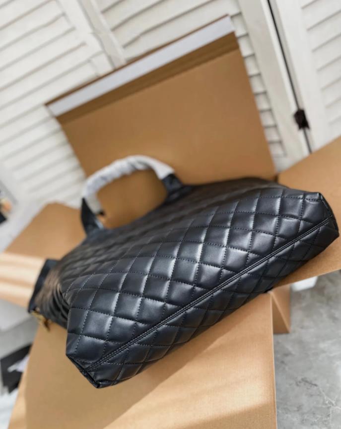 Icare Maxi Çanta Tasarımcı Çantası 58cm Kadın Bez Çantalar Büyük Çantalar Ekler Lüks Crossbody Alışveriş Plaj Madeni Para Cüzdanı Tote Omuzlar Hakiki Deri 48cm