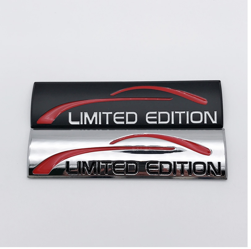 Pegatina de Metal 3D para coche, emblema de edición limitada, Logo para Audi, BMW, VW, Renault, Honda, Nissan, Jeep, Toyota, insignia para maletero trasero, accesorios