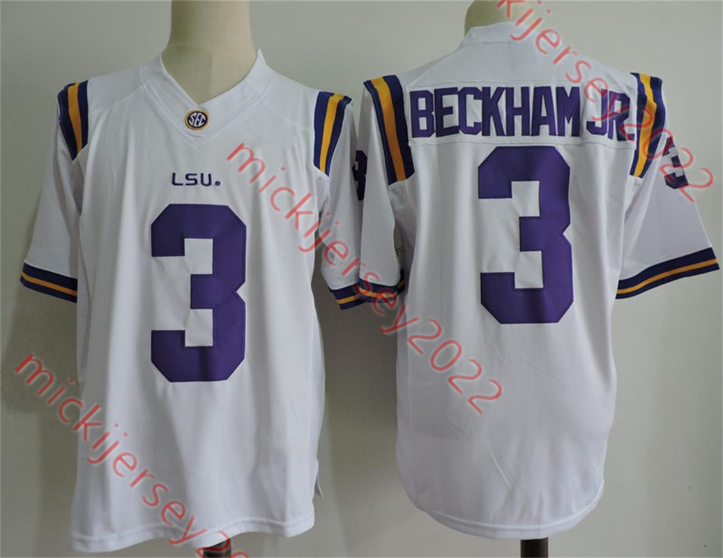 Odell Beckham Jr. LSU Tigers Football Jersey Whit Weeks Kylin Jackson Tyree Adams Trey Holly Mac Markway Ryan Yaites Kyle Parker Khai Prean Custite LSU Jerseys