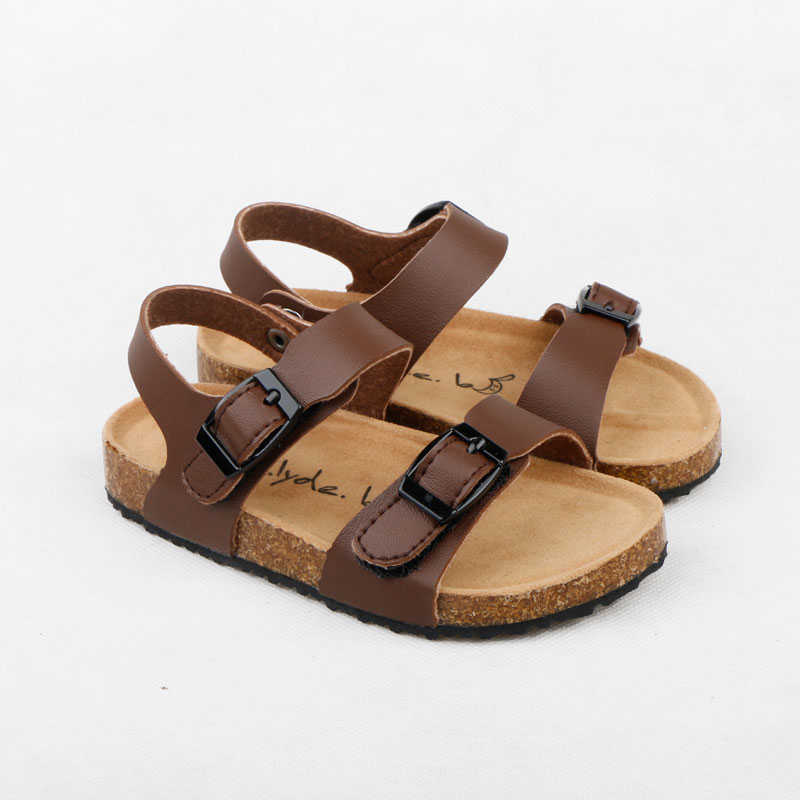 Sandalen Kinder Sandalen Kleinkind Mädchen Schuhe Jungen Sandale Freizeitschuhe Unisex Weiches Leder Mädchen Sandalen Sommer Kinder Schuhe 1-3 4-6 Jahre Alt W0327