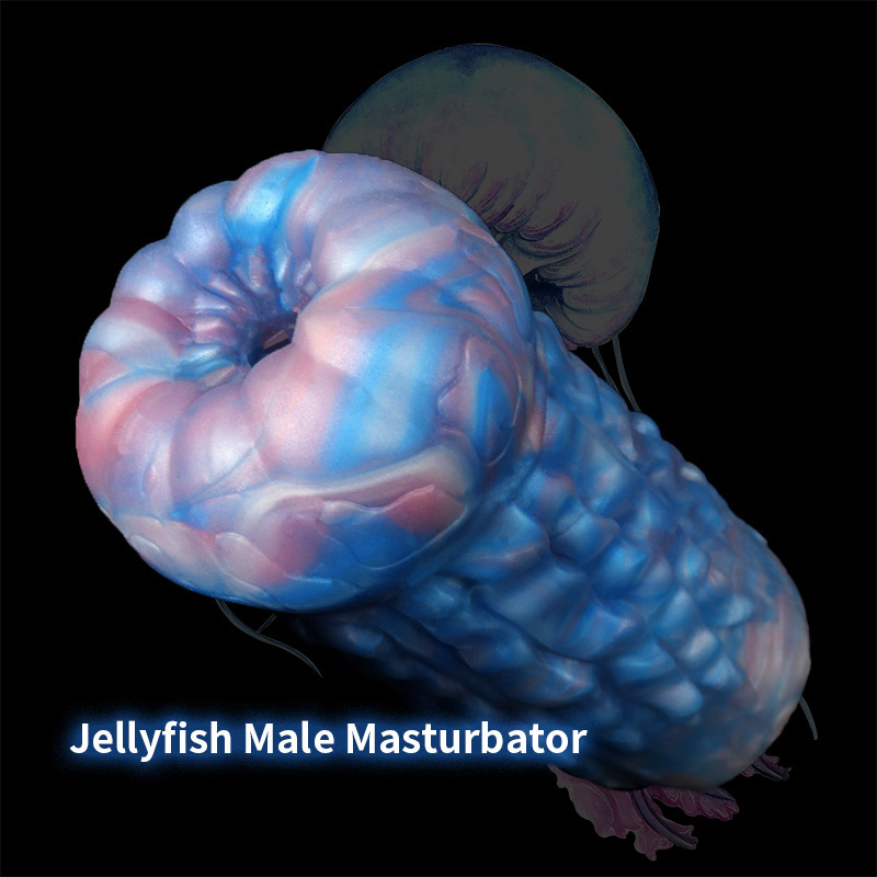 Masturbators YOCY Realistic Animal Jellyfish Men Masturbators Anal Sex Soft Silicone Gay Women Masturbation Tight Anus Sex Toy For Adult 18 230327