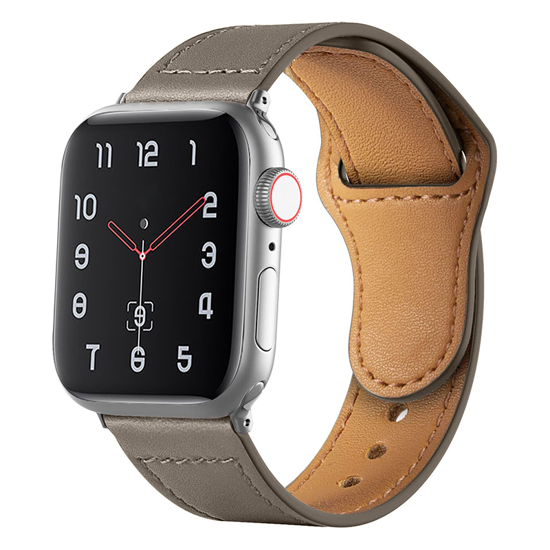 حلقة حلقة الساعات الجلدية شريط 49 مم 45 41 38 مم بديل Watchband for Apple Watch Series Ultra 8 7 SE 6 5 Iwatch Wristband Bracelet