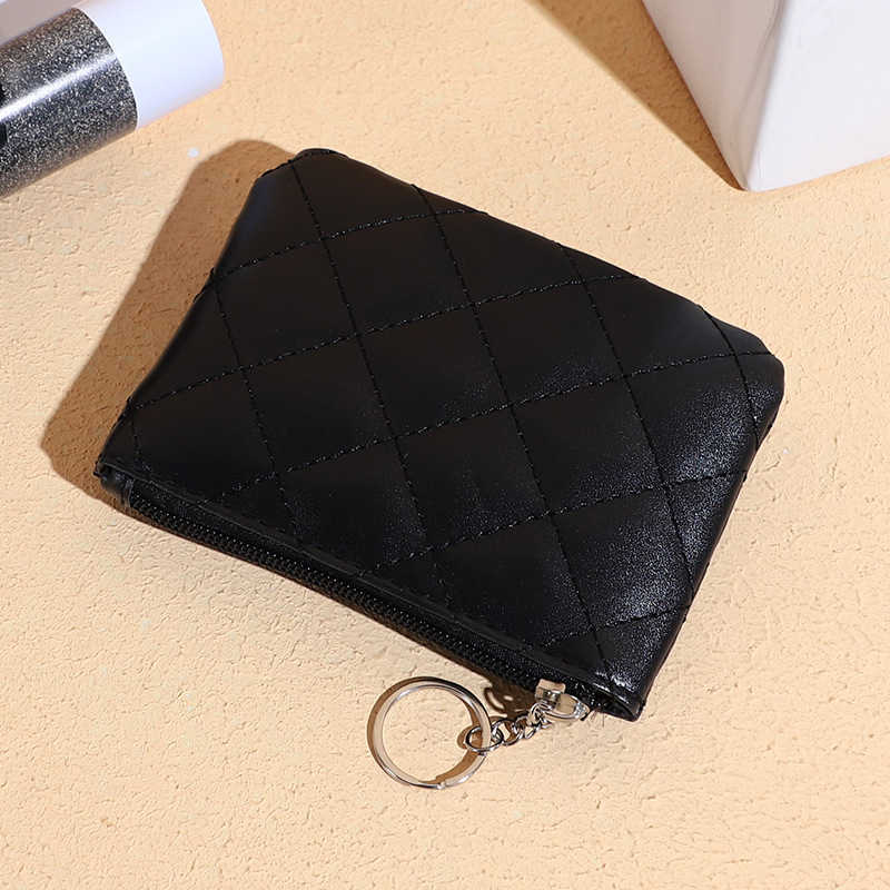 Mode cuir femmes porte-monnaie petit portefeuille changement monnaie pochette Mini fermeture éclair pince à billets sacs enfants poche portefeuilles porte-clés G230327