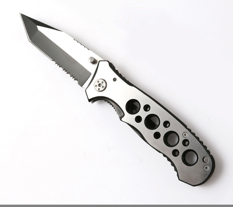 Couteau pliant extérieur en acier inoxydable Camping chasse poche couteau de survie utilitaire EDC outil Cutter