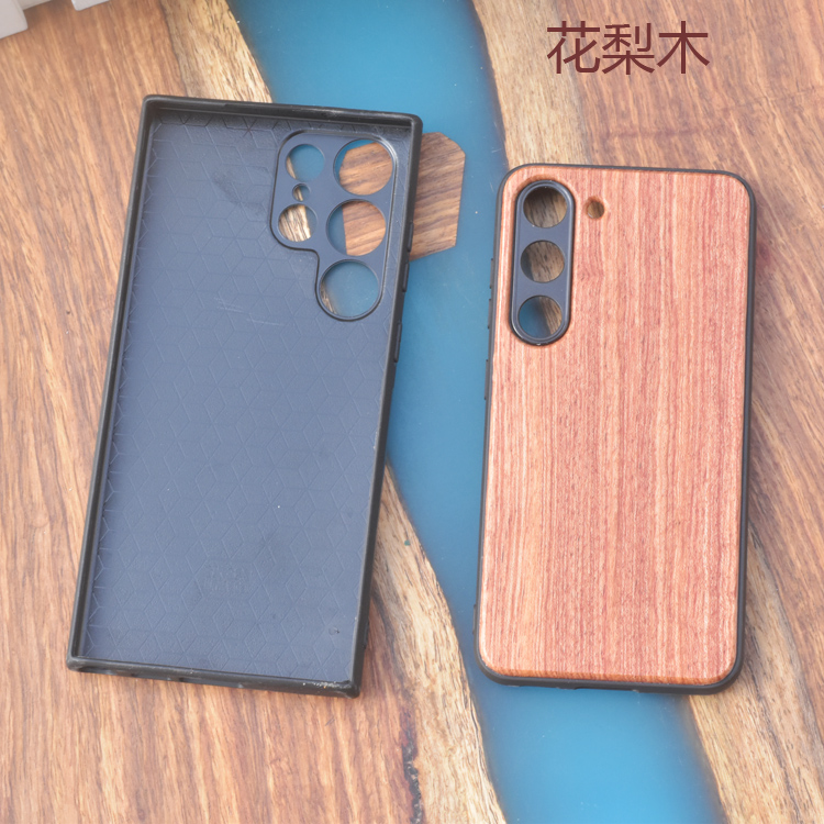علبة الهاتف الخشبية عالي الجودة لـ Samsung Galaxy S23 Ultra S21 S22 Plus Covering Wooden Bamboo Mobile Covers Facts for iPhone 14 Plus 12 13 11 Pro XR XS Max