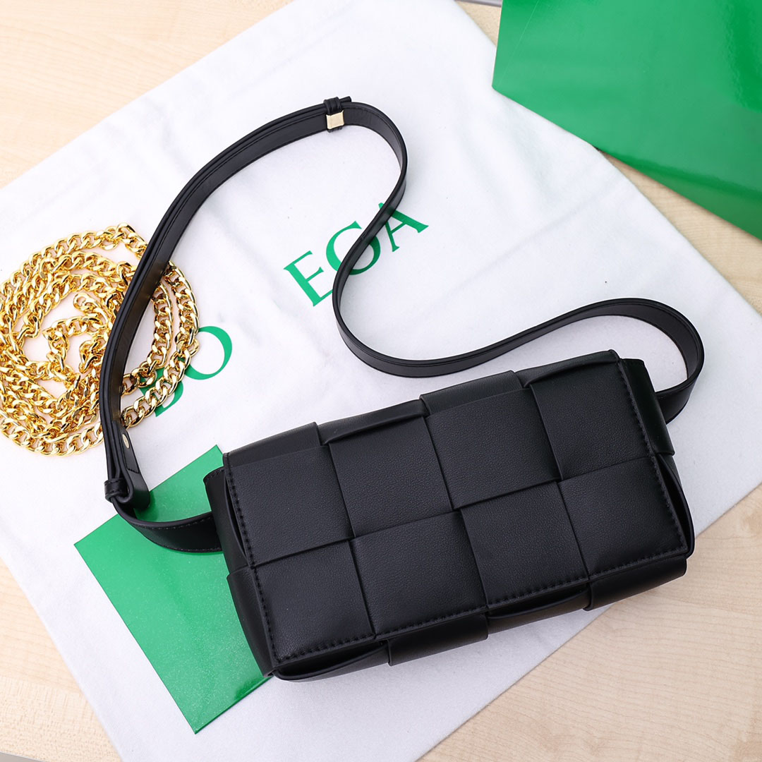 2023 Cassette Belt Bag Fashion Designer Woman Bag Women Axel väska handväska handväska originallåda äkta läder kors kroppskedja hög kvalitetskvalitet