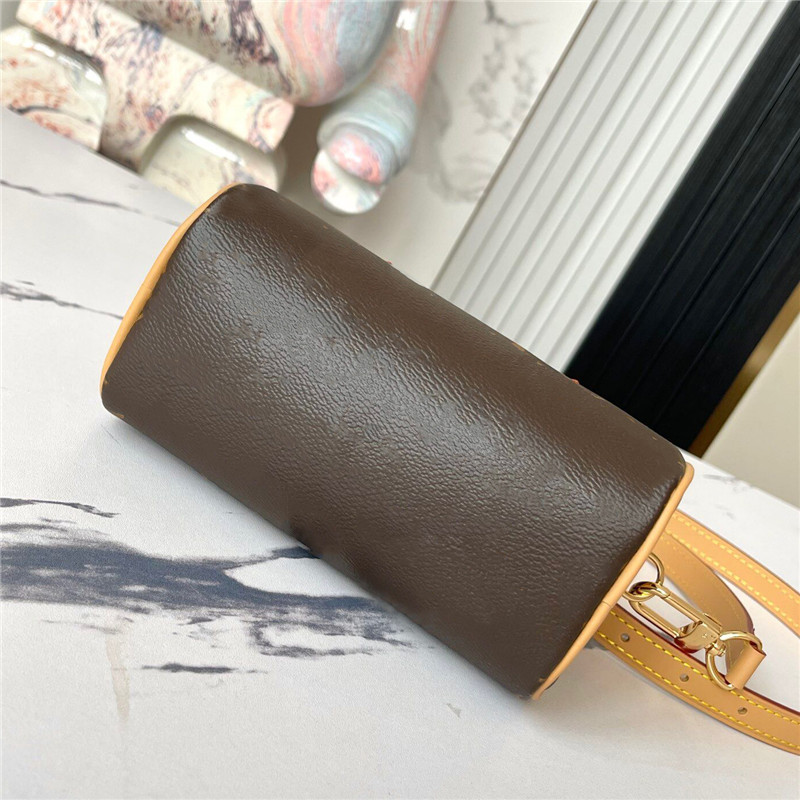 7A Bolsos de diseñador Bolso de almohada Nano Bolso M81085 Nuevo Bolso de mensajero de un hombro Moda Clásico Bolso de cuero genuino para mujer Bolsos de marca de lujo hechos a medida