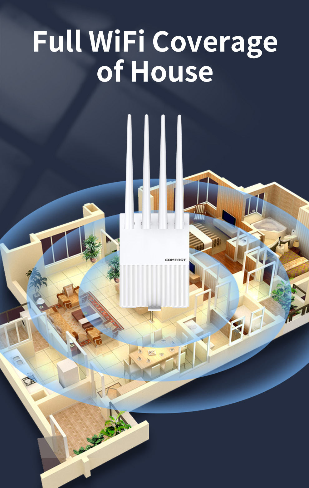 CF-E3 4G LTE SIM-Karte WLAN-Router 300 Mbit/s 2,4 GHz Wireless-Modem unterstützt 32 Benutzer für den weltweiten Einsatz im Home Office