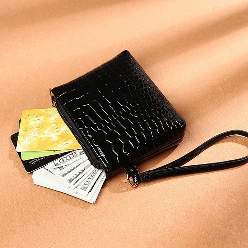 Wallets Short Women Wallet New Arrival Wallets Zipper Purse Fashion Alligator Texture Pocket Mini Trendy Coin Purse Card Holder For Girl G230327