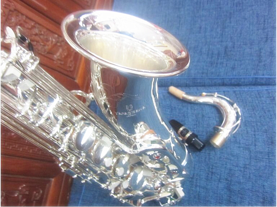 Tout nouveau Saxophone ténor de haute qualité saxo T-W020 professionnel Bb saxo laiton argent plaqué Instrument de musique saxo avec étui