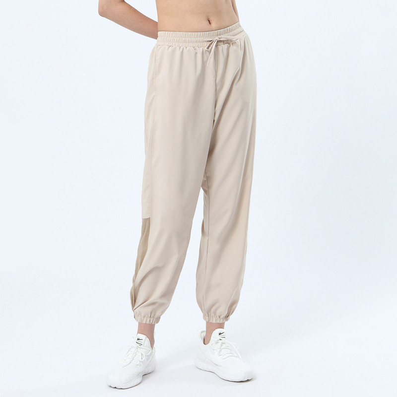 lu Womens Yoga Jogging Push Fitness sweatpants Soft High Waist With Pockets Casual Pants ll2312 LL1