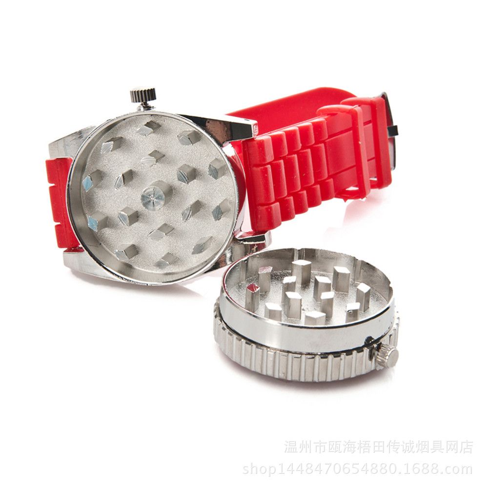 2023 Rookbuizen Creative Watch Grinder Metal Zink Alloy Sigaret Smash Function Watch Grinder