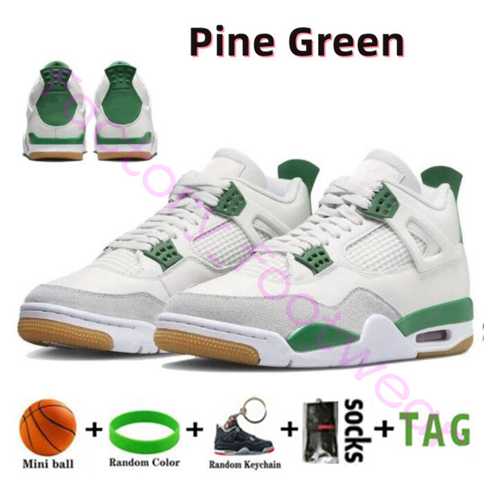 2023 Jumpman 4 High OG 4S 농구화 남성 여성 소나무 메시 방지 방지 광학 방향 군대 블랙 대학교 블랙 대학 블루 도른 비커 남성 트레이너 스포츠 운동화 크기 13