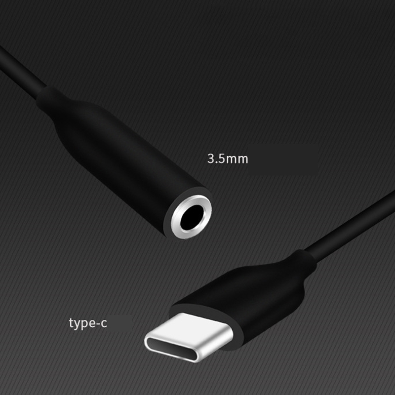 Adaptery Kable typu-C USB-C Mężczyzna do kabla słuchawkowego 3,5 mm Aux Audio Female Jack dla Samsung Note 10 20 Plus 838D