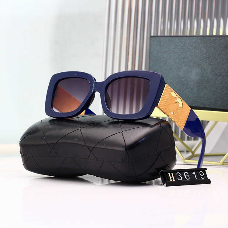 2024 Fashion Men's Luxury Diseñador de gafas de sol para mujeres Gafas cuadradas pequeñas visera personalizada